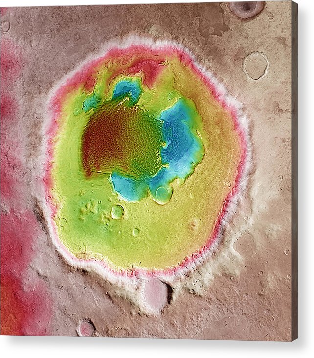 Planet Mars - detail / Art Photo - Acrylic Print