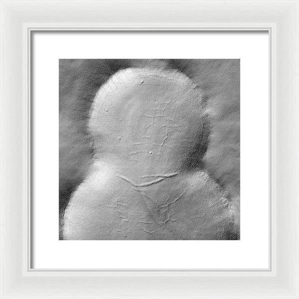 Planet Mars - detail / Art Photo - Framed Print