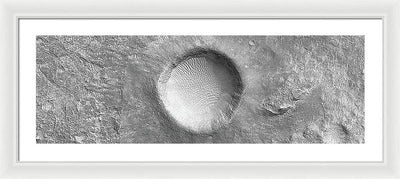 Planet Mars - detail #p2 / Art Photo - Framed Print