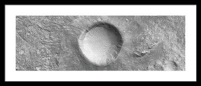 Planet Mars - detail #p2 / Art Photo - Framed Print