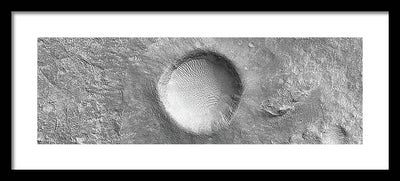 Planet Mars - detail #p2 / Art Photo - Framed Print