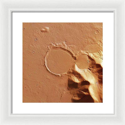 Planet Mars - detail #r100 / Art Photo - Framed Print