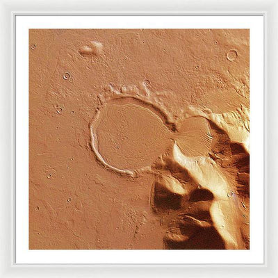 Planet Mars - detail #r100 / Art Photo - Framed Print