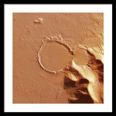 Planet Mars - detail #r100 / Art Photo - Framed Print