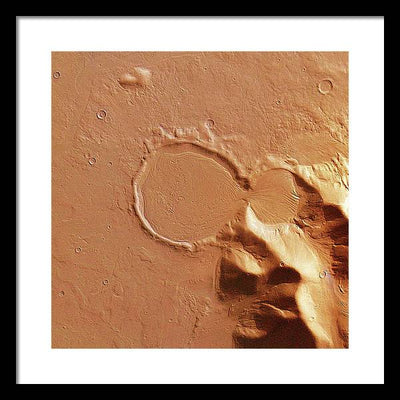 Planet Mars - detail #r100 / Art Photo - Framed Print