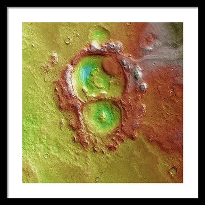 Planet Mars - detail #r102 / Art Photo - Framed Print