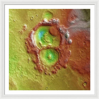 Planet Mars - detail #r102 / Art Photo - Framed Print