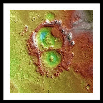 Planet Mars - detail #r102 / Art Photo - Framed Print