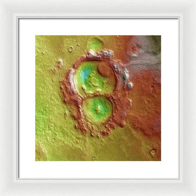 Planet Mars - detail #r102 / Art Photo - Framed Print