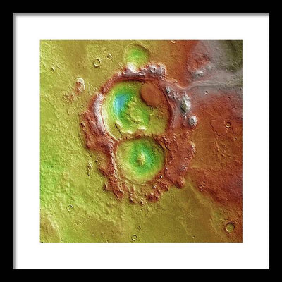 Planet Mars - detail #r102 / Art Photo - Framed Print