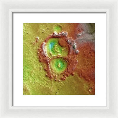 Planet Mars - detail #r102 / Art Photo - Framed Print