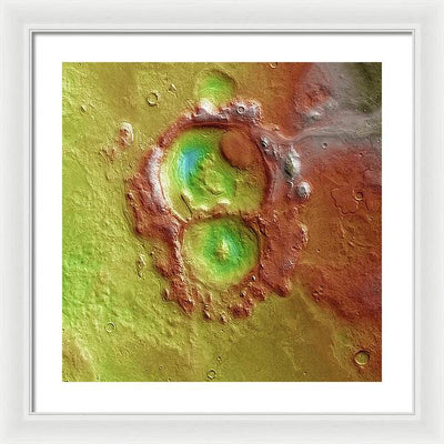 Planet Mars - detail #r102 / Art Photo - Framed Print