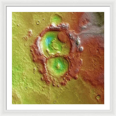 Planet Mars - detail #r102 / Art Photo - Framed Print