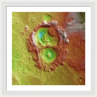 Planet Mars - detail #r102 / Art Photo - Framed Print