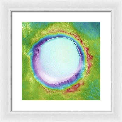 Planet Mars - detail #r104 / Art Photo - Framed Print