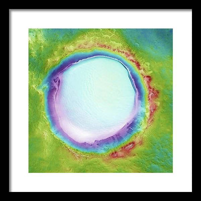 Planet Mars - detail #r104 / Art Photo - Framed Print