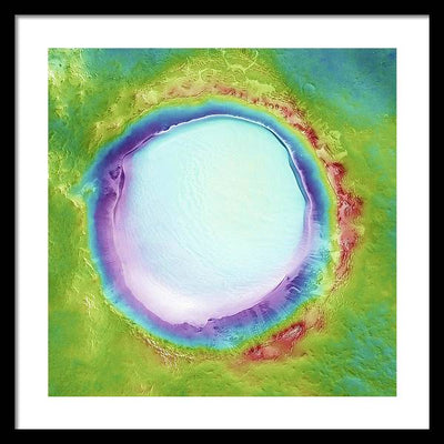 Planet Mars - detail #r104 / Art Photo - Framed Print