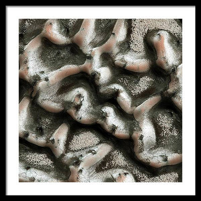 Planet Mars - detail #r22 / Art Photo - Framed Print