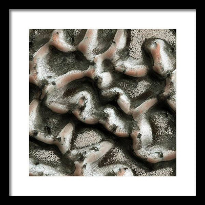 Planet Mars - detail #r22 / Art Photo - Framed Print