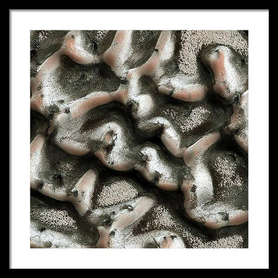 Planet Mars - detail #r22 / Art Photo - Framed Print