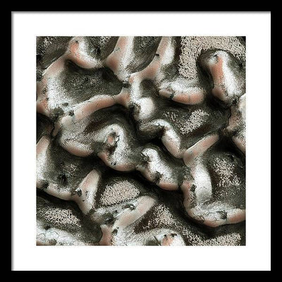 Planet Mars - detail #r22 / Art Photo - Framed Print