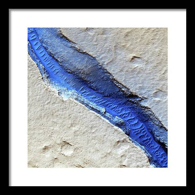 Planet Mars - detail #r26 / Art Photo - Framed Print