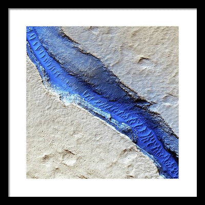 Planet Mars - detail #r26 / Art Photo - Framed Print