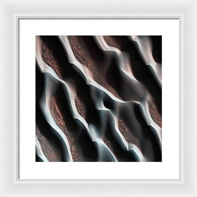 Planet Mars - detail #r29 / Art Photo - Framed Print