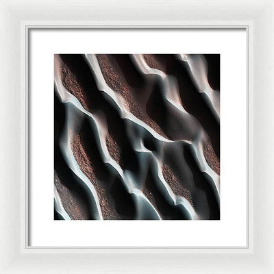 Planet Mars - detail #r29 / Art Photo - Framed Print