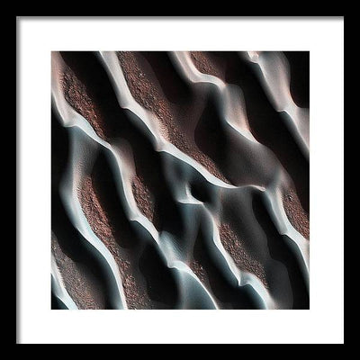 Planet Mars - detail #r29 / Art Photo - Framed Print