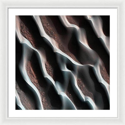 Planet Mars - detail #r29 / Art Photo - Framed Print