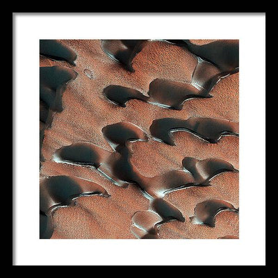 Planet Mars - detail #r30 / Art Photo - Framed Print