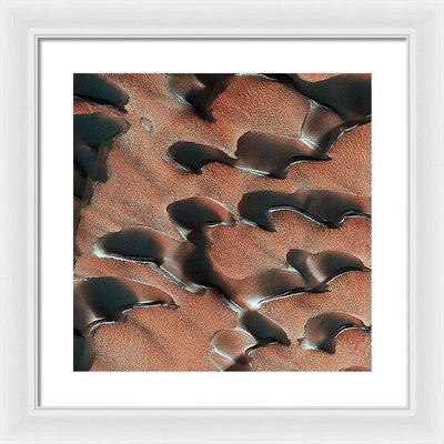 Planet Mars - detail #r30 / Art Photo - Framed Print