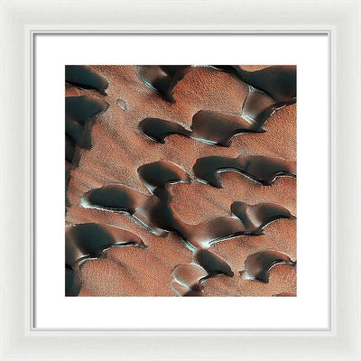 Planet Mars - detail #r30 / Art Photo - Framed Print