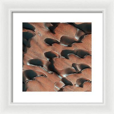 Planet Mars - detail #r30 / Art Photo - Framed Print