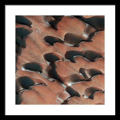 Planet Mars - detail #r30 / Art Photo - Framed Print