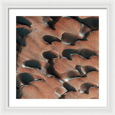 Planet Mars - detail #r30 / Art Photo - Framed Print