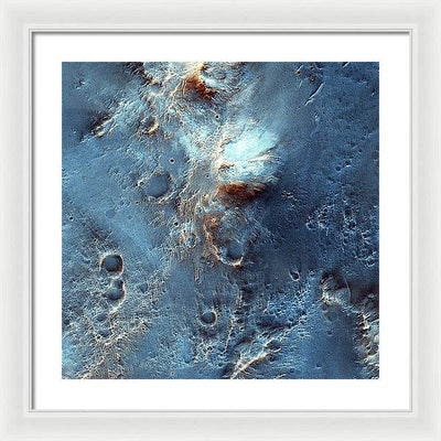 Planet Mars - detail #r32 / Art Photo - Framed Print