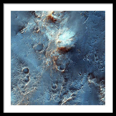 Planet Mars - detail #r32 / Art Photo - Framed Print