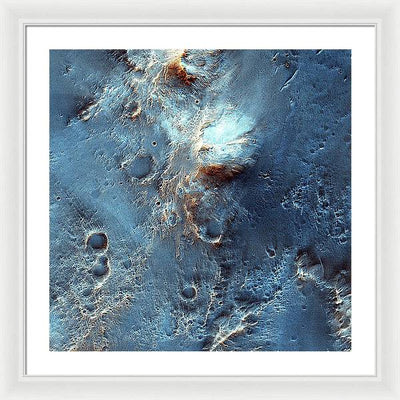 Planet Mars - detail #r32 / Art Photo - Framed Print