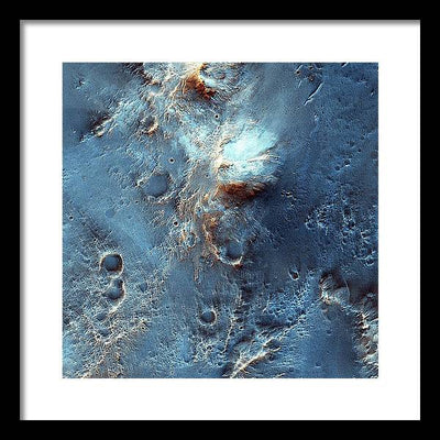 Planet Mars - detail #r32 / Art Photo - Framed Print