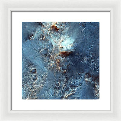 Planet Mars - detail #r32 / Art Photo - Framed Print