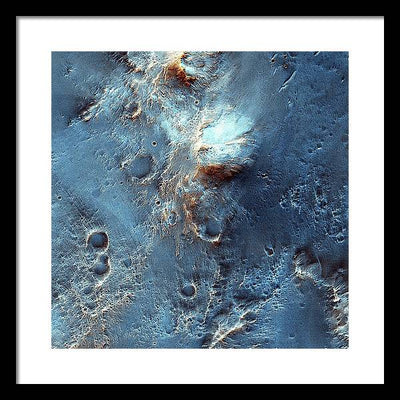 Planet Mars - detail #r32 / Art Photo - Framed Print