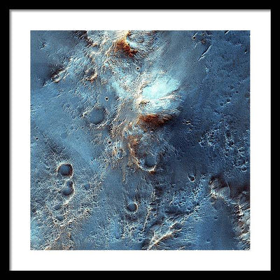 Planet Mars - detail #r32 / Art Photo - Framed Print