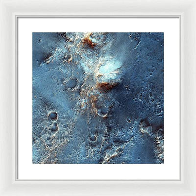 Planet Mars - detail #r32 / Art Photo - Framed Print