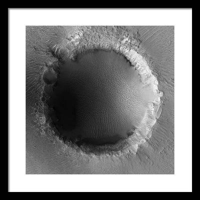 Planet Mars - detail #r34 / Art Photo - Framed Print