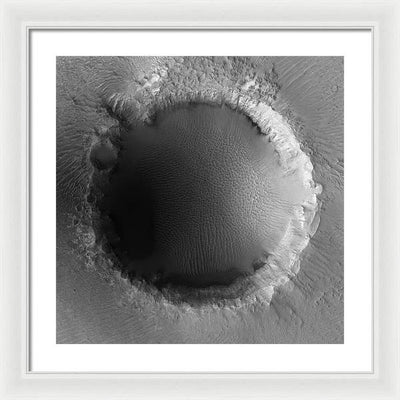 Planet Mars - detail #r34 / Art Photo - Framed Print