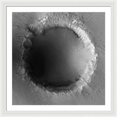 Planet Mars - detail #r34 / Art Photo - Framed Print