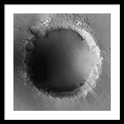 Planet Mars - detail #r34 / Art Photo - Framed Print