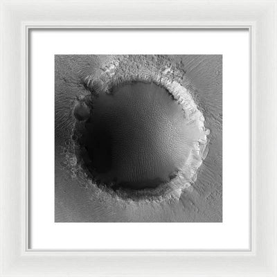 Planet Mars - detail #r34 / Art Photo - Framed Print